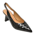 Pantofi eleganti femei EPICA negri, 88873, din piele naturala lacuita