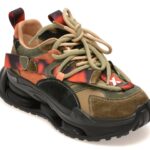 Pantofi sport DAMA GRYXX kaki, 36899, din piele naturala