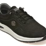 Pantofi sport Barbati BERLANTY bleumarin, BRT713, din nabuc