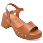 Sandale CALL IT SPRING maro, FAYLYNN 220, din piele ecologica