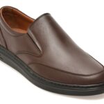 Pantofi casual Barbati BITE THE BULLET maro, UZ362, din piele naturala