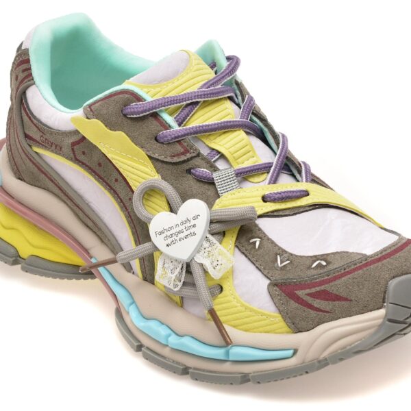 Pantofi sport DAMA GRYXX multicolor, 261701, din piele ecologica