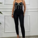 Colanti fitness TERRY MAT, cu banda elastica sub talpa, Negru