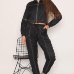 Compleu sport Intense Stripes pantaloni si bluza