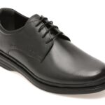 Pantofi eleganti BITE THE BULLET negri, FL500, din piele naturala