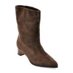 Botine FLAVIA PASSINI maro, AC6576, din piele intoarsa
