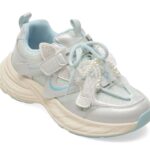Pantofi sport Fete SELECTION KIDS albastri, 61086, din material textil