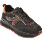 Pantofi sport DAMA GRYXX maro, 18708, din piele intoarsa