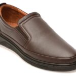 Pantofi barbati OTTER maro, KC70999, din piele naturala