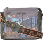 Geanta GRYXX & JANET DENESE multicolor, PARIS DREAM, din piele ecologica