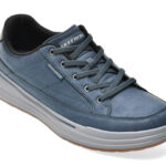 Pantofi sport Barbati SKECHERS bleumarin, 211394, din piele ecologica