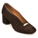Pantofi eleganti femei EPICA maro, 3671872, din piele intoarsa