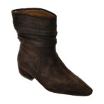 Botine EPICA maro, H520, din piele intoarsa