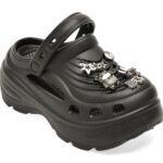Papuci GRYXX negri, HLJ2510, din pvc