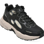 Ghete Barbati GRYXX negre, 1A5298, din piele ecologica