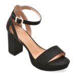 Sandale GRYXX negre, 924, din material textil