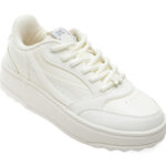 Pantofi sport DAMA ANTA albi, 2638035, din piele ecologica