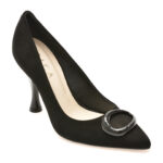 Pantofi eleganti femei EPICA negri, 1228909, din nabuc