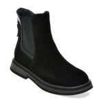Ghete Femei FLAVIA PASSINI negre, T1152, din piele intoarsa
