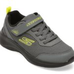 Pantofi sport Baieti SKECHERS gri, SELECTORS, din material textil