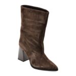 Botine FLAVIA PASSINI maro, AC6467, din piele intoarsa