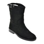 Ghete Femei FLAVIA PASSINI negre, ATC473, din piele intoarsa