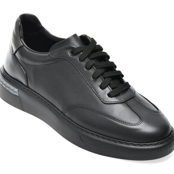 Pantofi sport Barbati GRYXX negri, BF048, din piele naturala