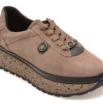 Pantofi sport DAMA GRYXX maro, 219158Z, din piele intoarsa