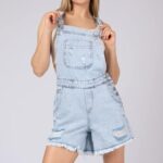 Salopeta din denim Amos boyfriend albastru